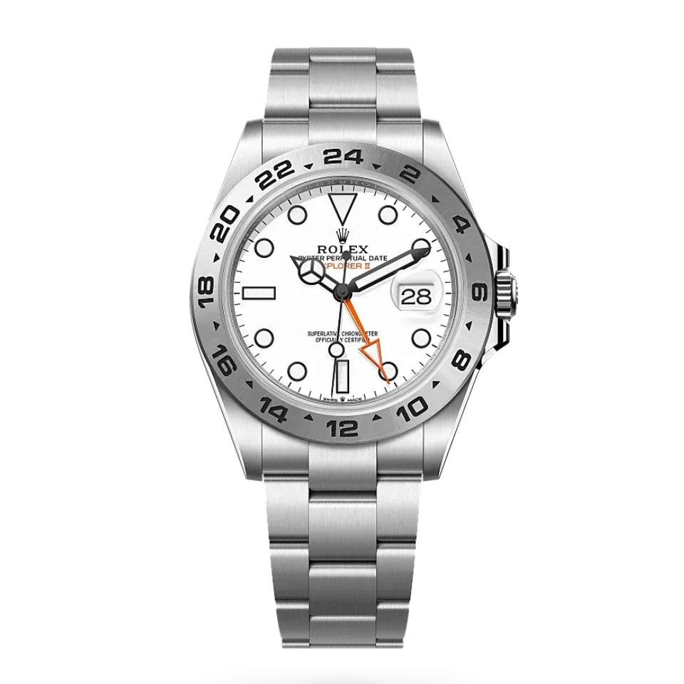 Rolex Explorer II White Dial Oyster