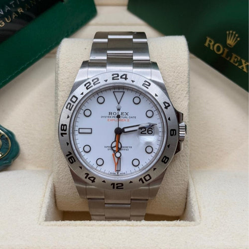 Rolex Explorer II White Dial Oyster