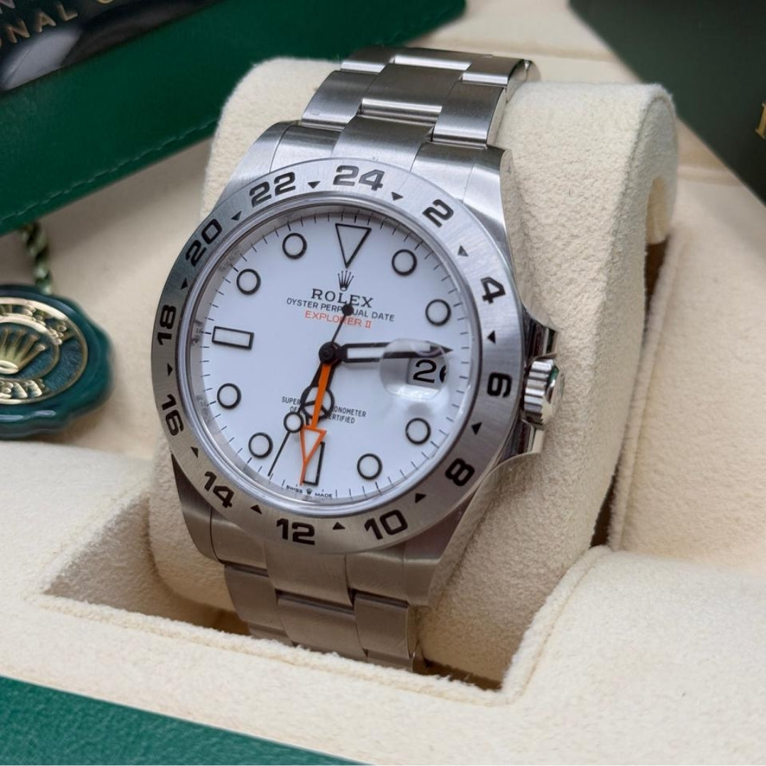 Rolex Explorer II White Dial Oyster
