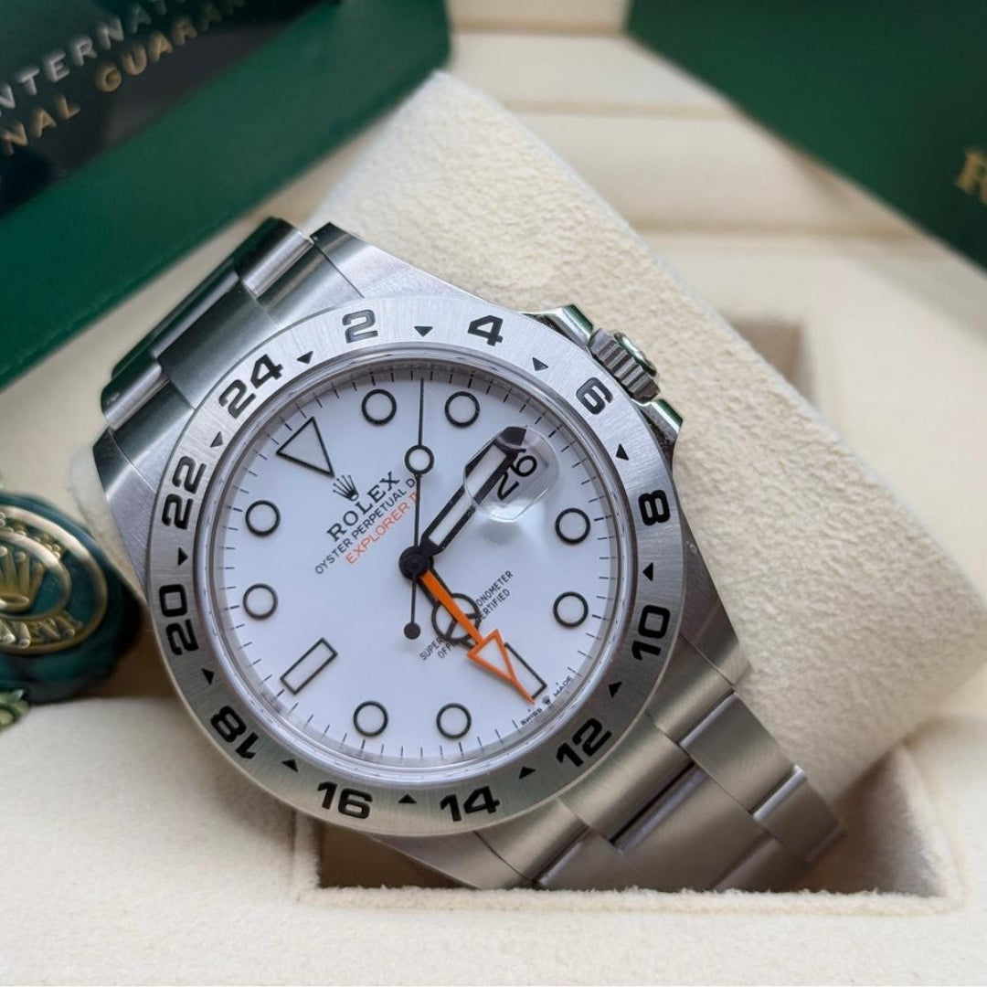 Rolex Explorer II White Dial Oyster