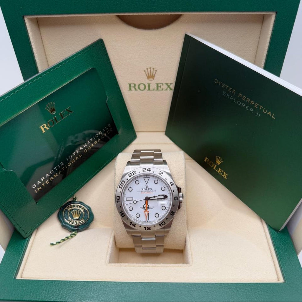 Rolex Explorer II White Dial Oyster