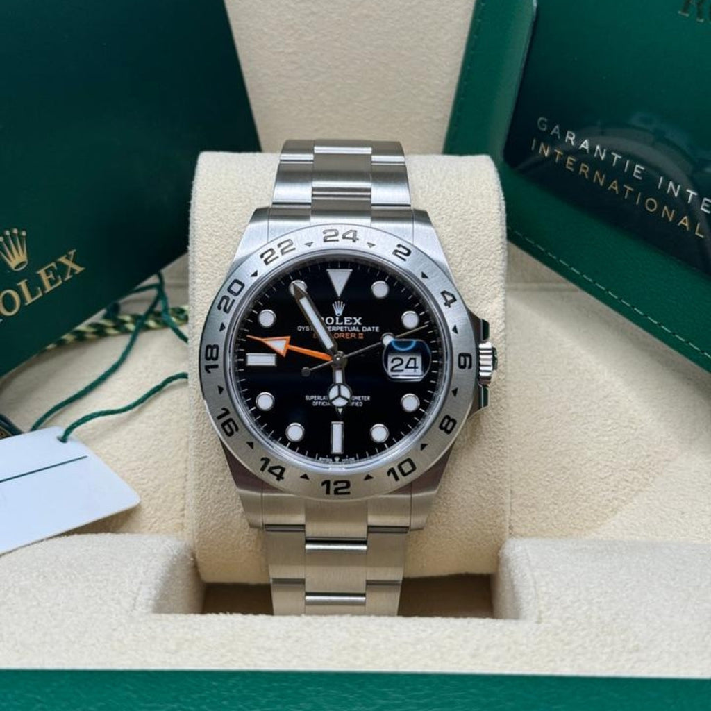 Rolex Explorer II Black Dial Oyster