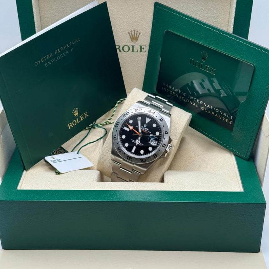 Rolex Explorer II Black Dial Oyster