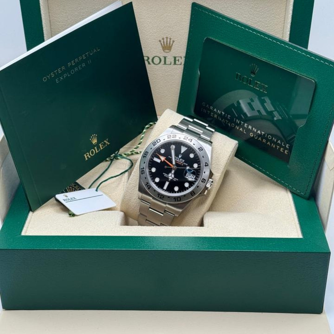Rolex Explorer II Black Dial Oyster