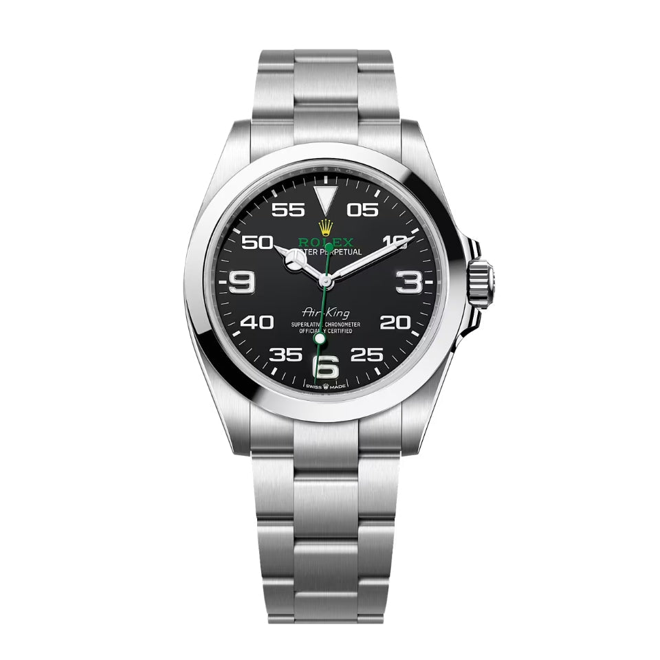 Rolex Air King Crown Guards Oyster