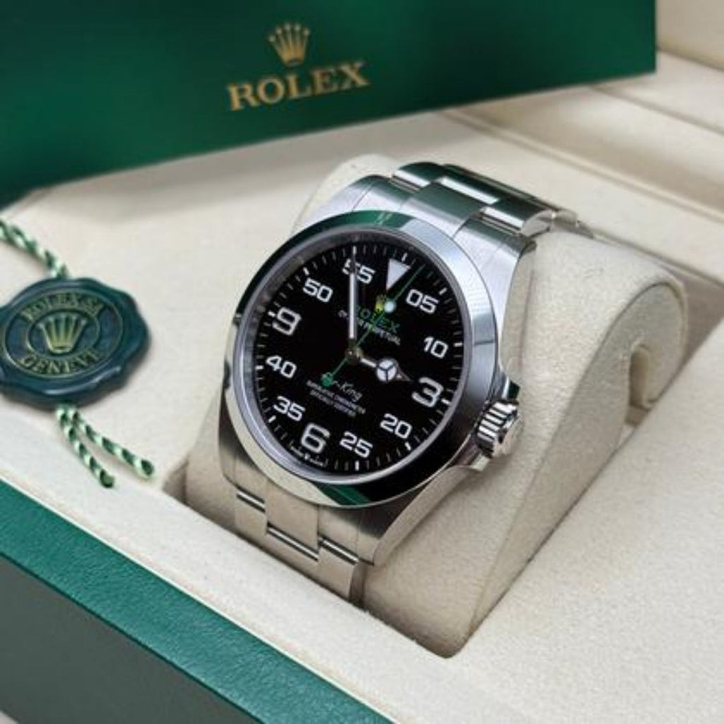 Rolex Air King Crown Guards Oyster