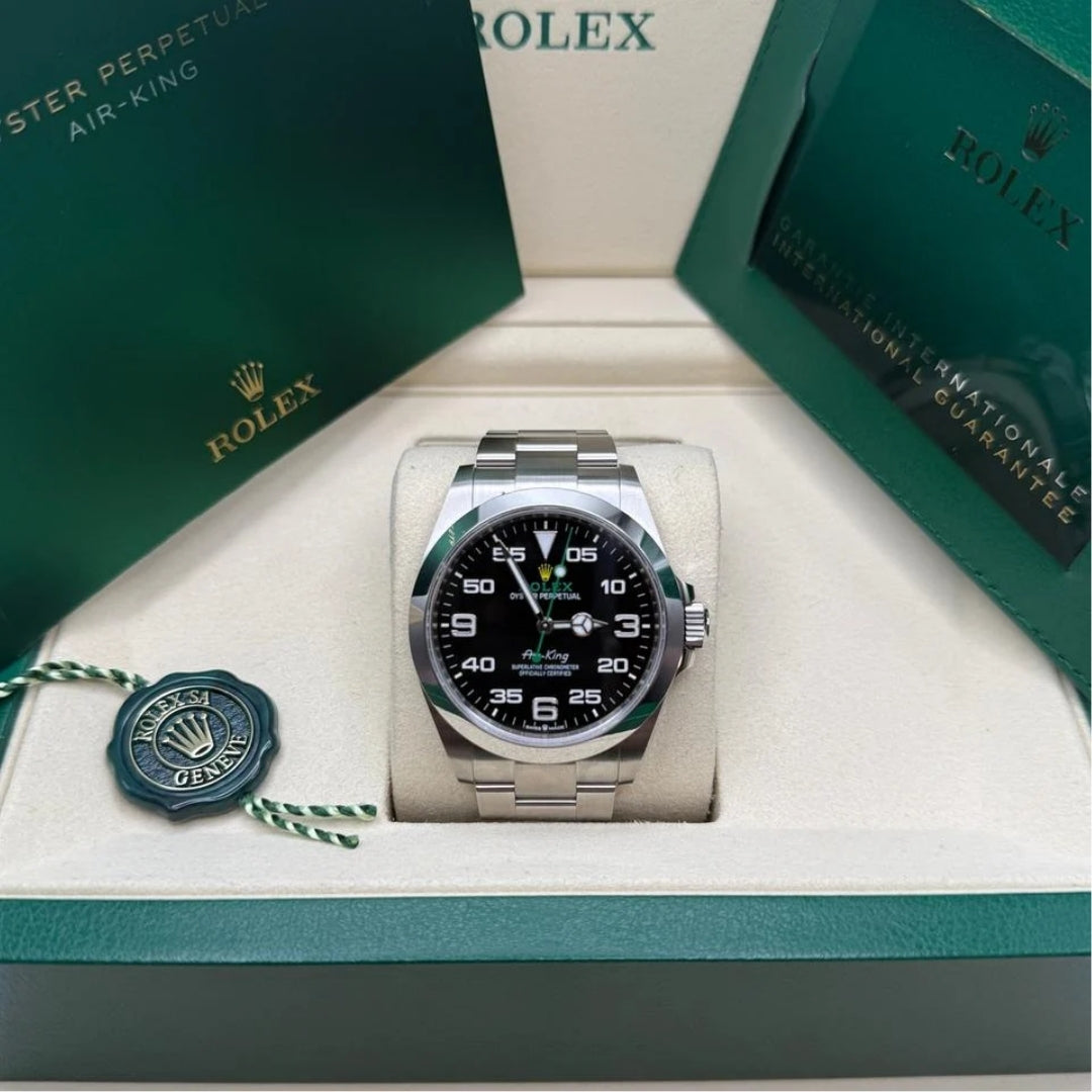 Rolex Air King Crown Guards Oyster