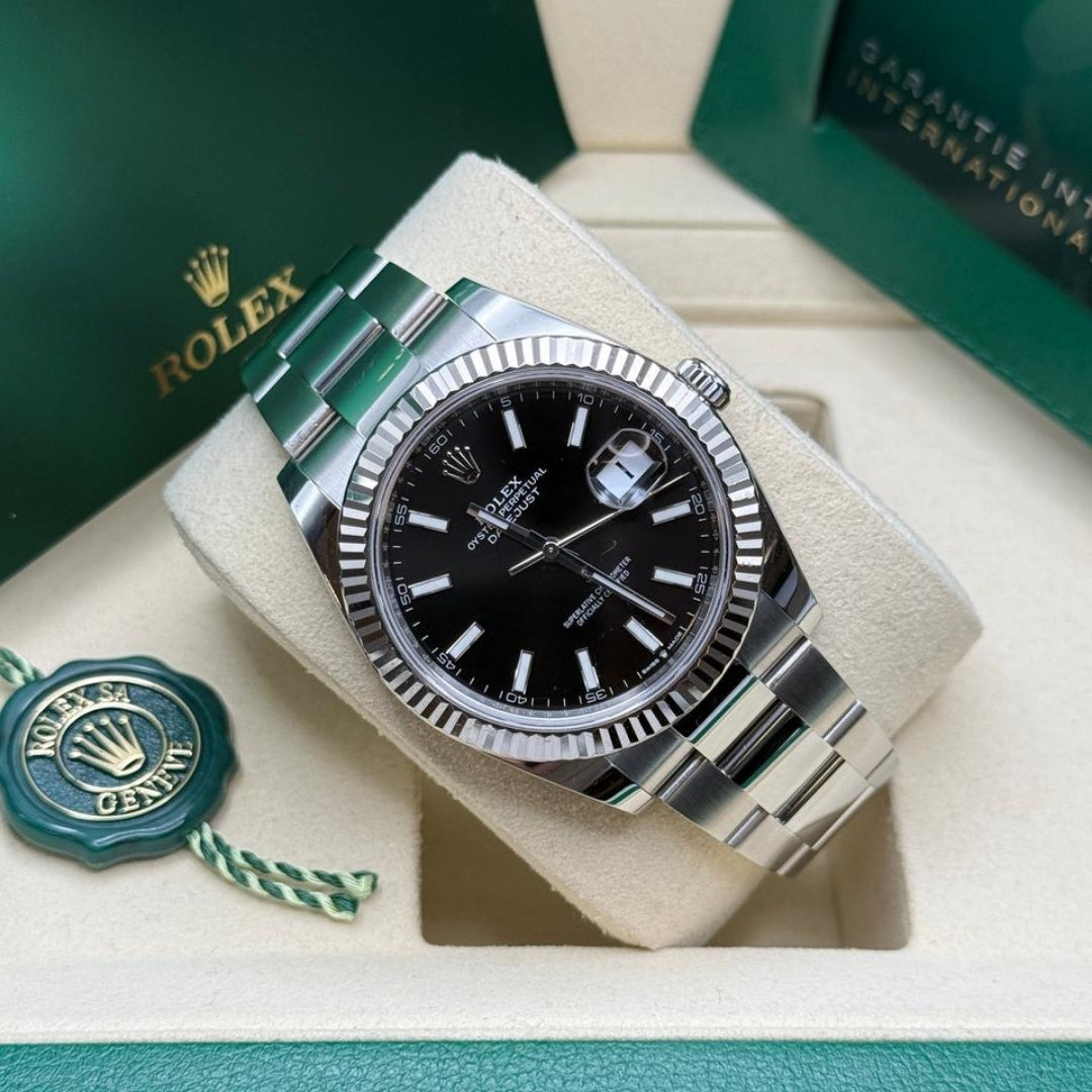 Rolex Datejust 41 Black Dial Oyster