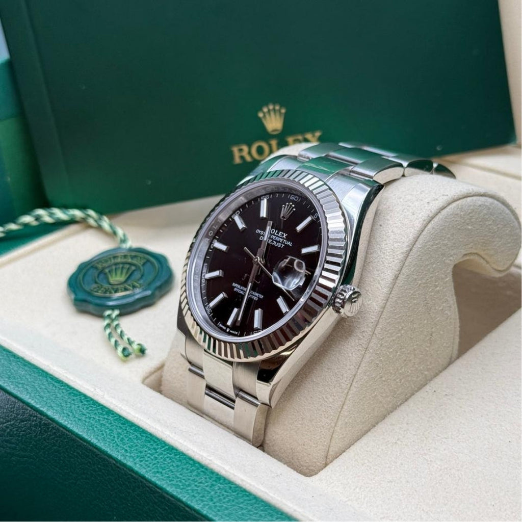Rolex Datejust 41 Black Dial Oyster