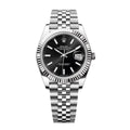 Rolex Datejust 41 Black Dial Jubilee