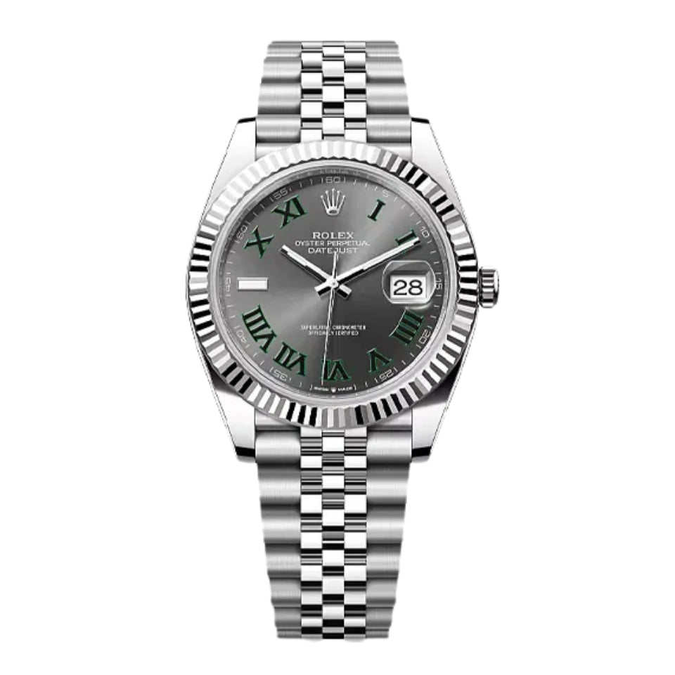 Rolex Datejust 41 Wimbledon Steel Jubilee