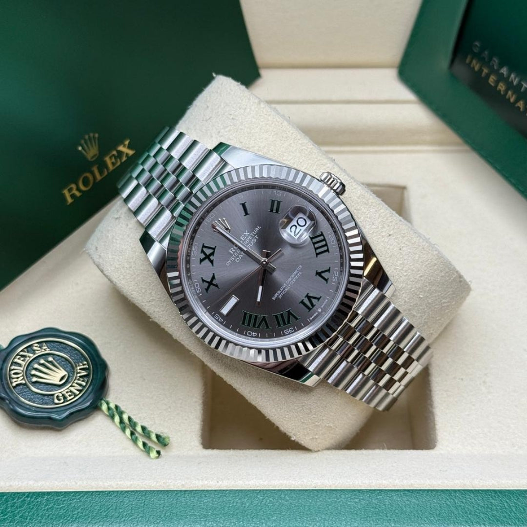 Rolex Datejust 41 Wimbledon Steel Jubilee