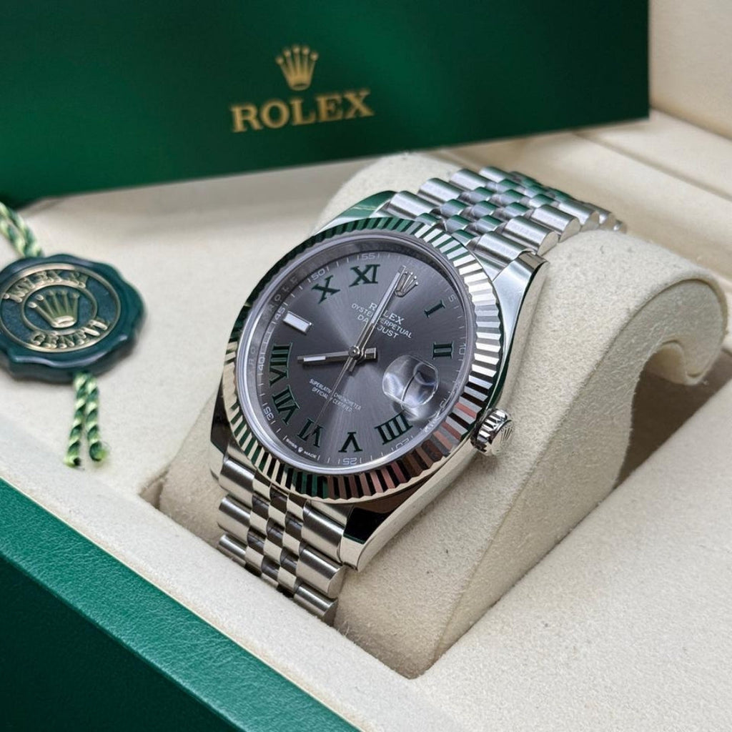 Rolex Datejust 41 Wimbledon Steel Jubilee