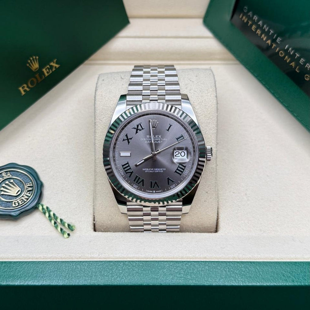 Rolex Datejust 41 Wimbledon Steel Jubilee
