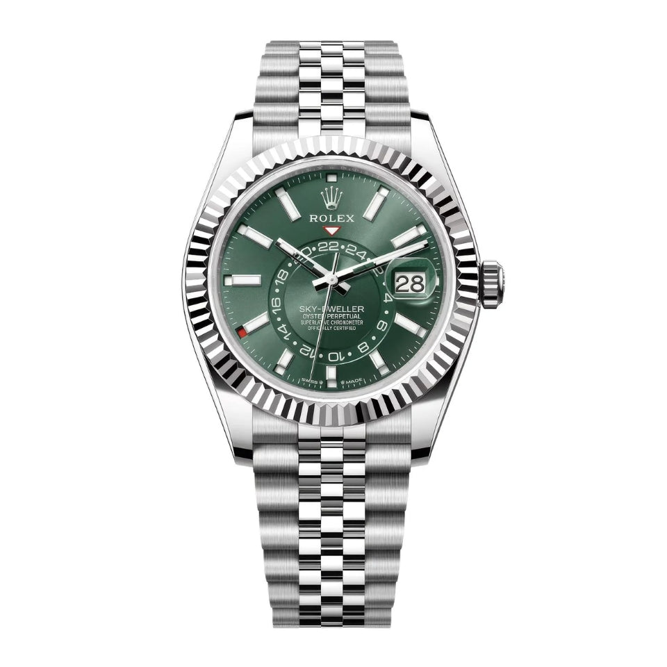 Rolex Sky-Dweller 42 Green Dial Jubilee