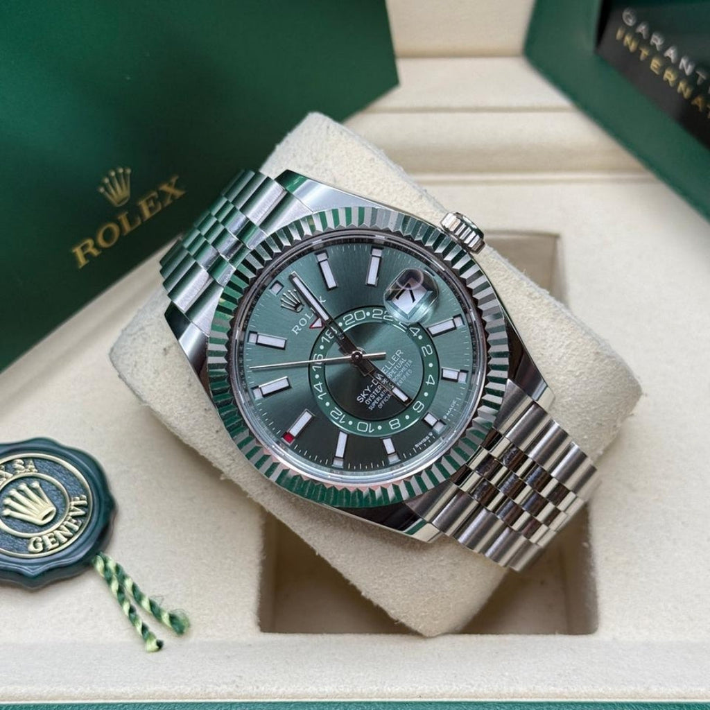 Rolex Sky-Dweller 42 Green Dial Jubilee