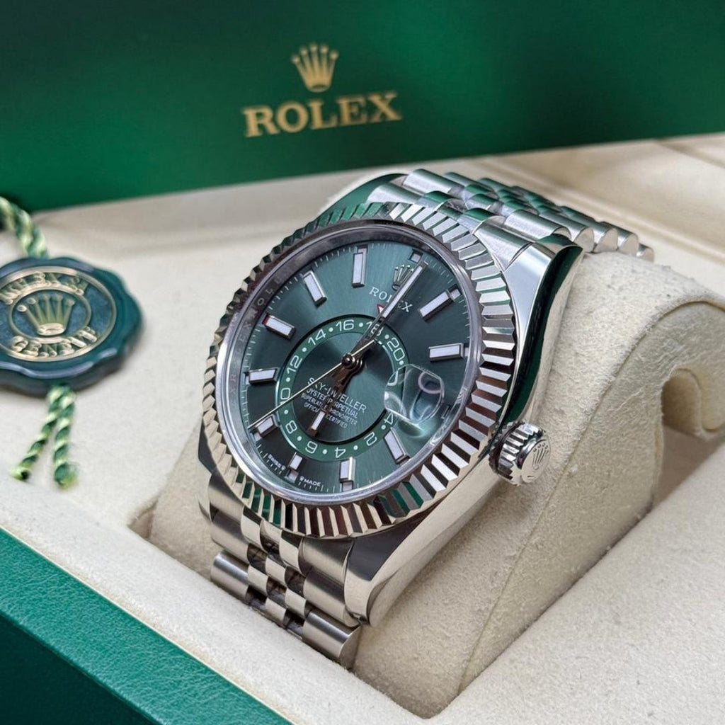 Rolex Sky-Dweller 42 Green Dial Jubilee