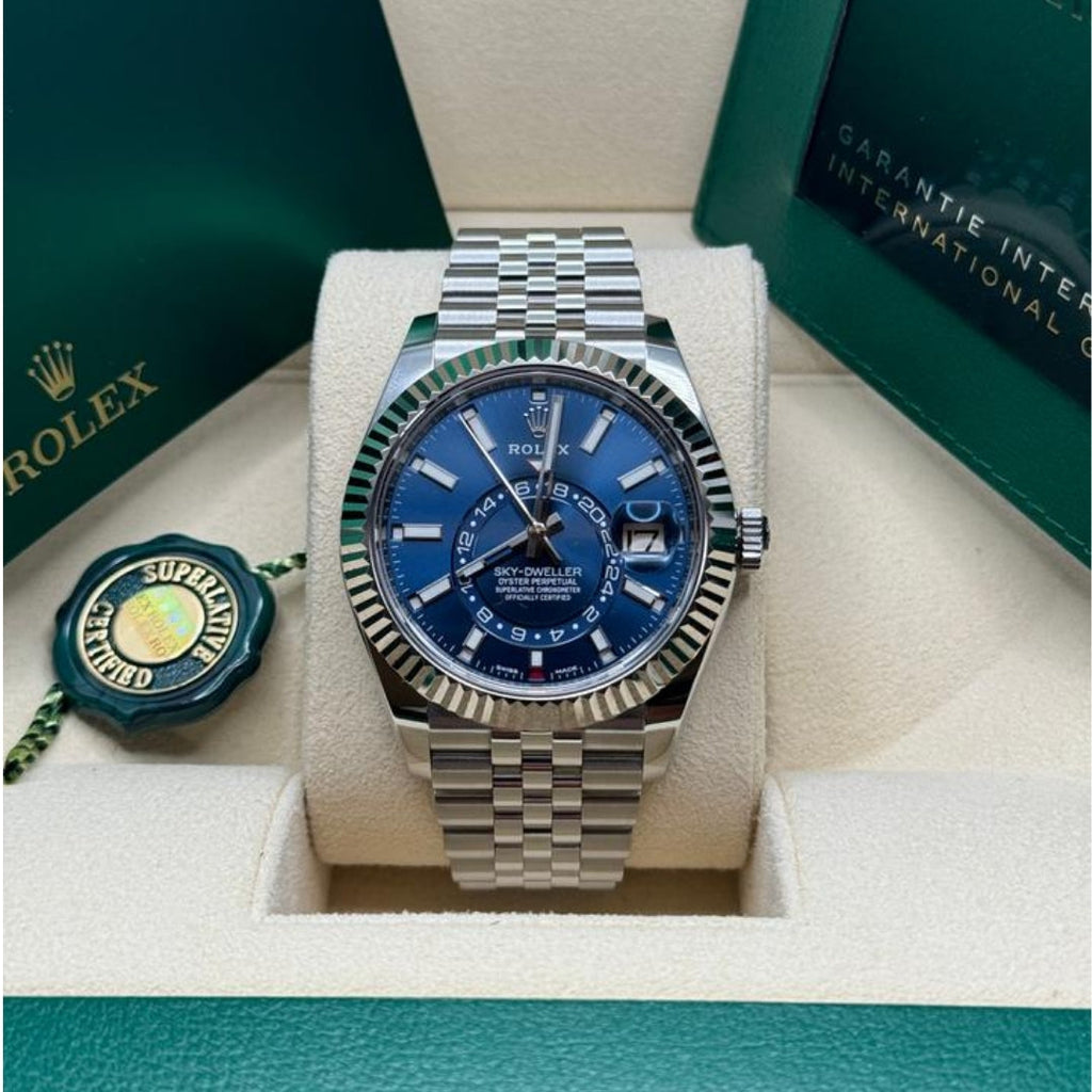 Rolex Sky-Dweller 42 Blue Dial Jubilee