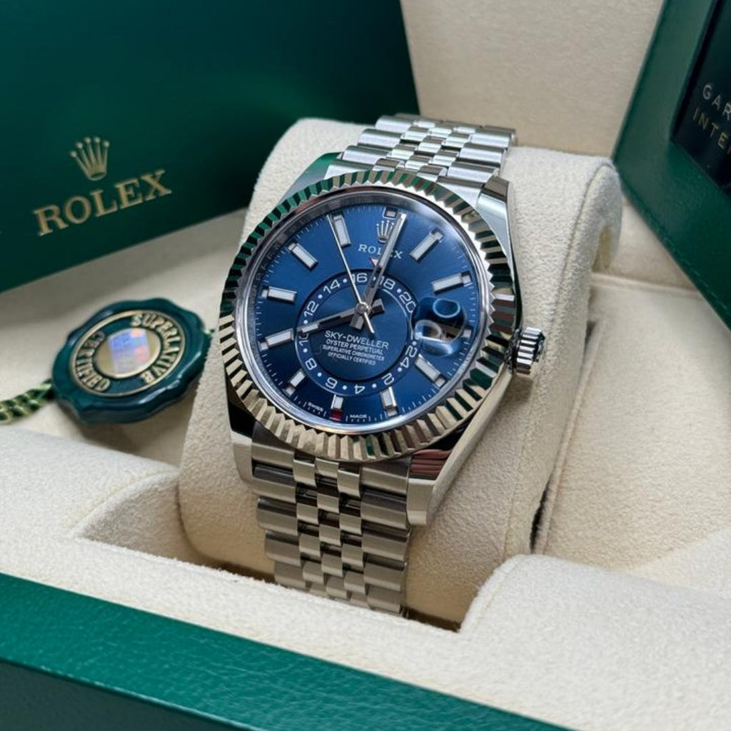 Rolex Sky-Dweller 42 Blue Dial Jubilee