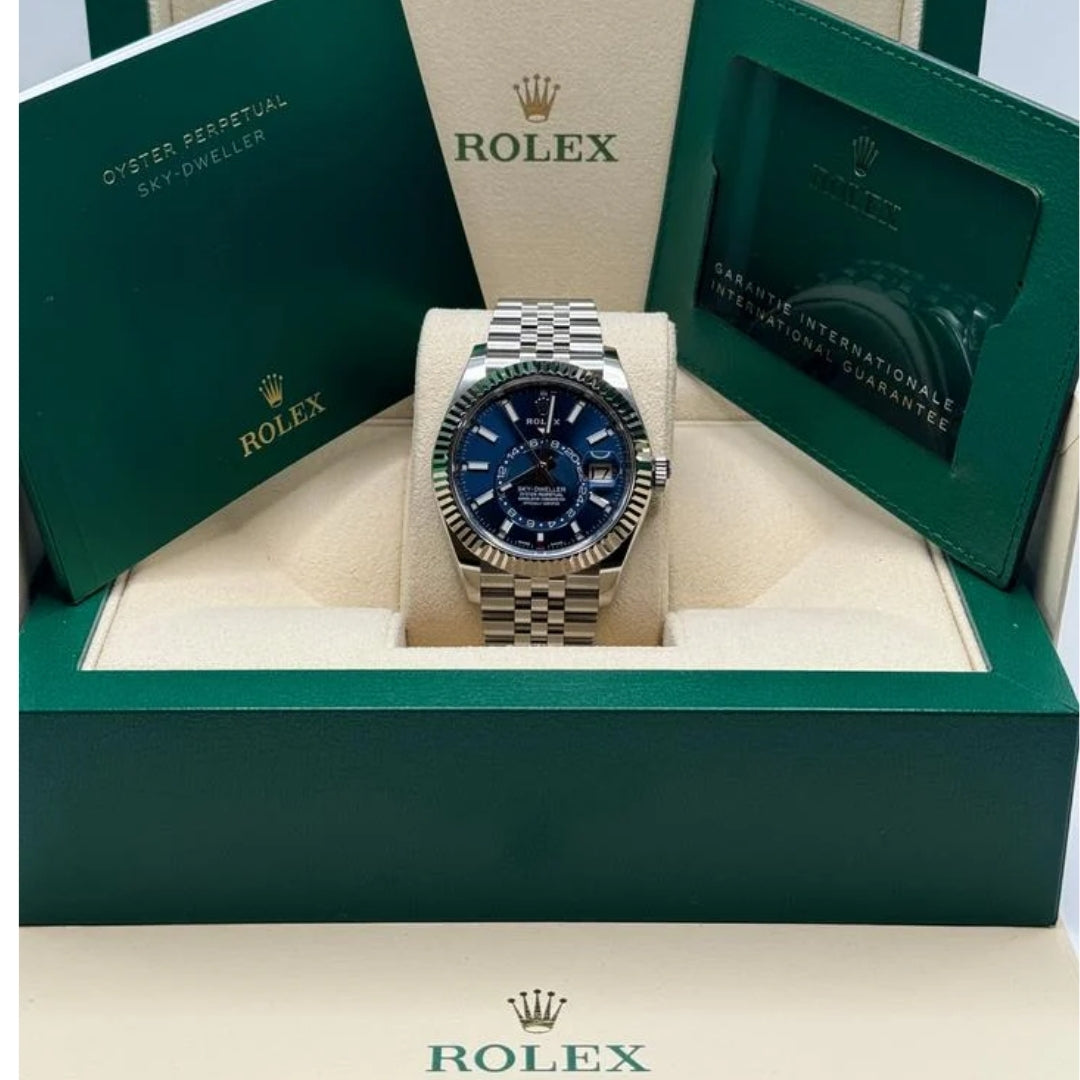 Rolex Sky-Dweller 42 Blue Dial Jubilee