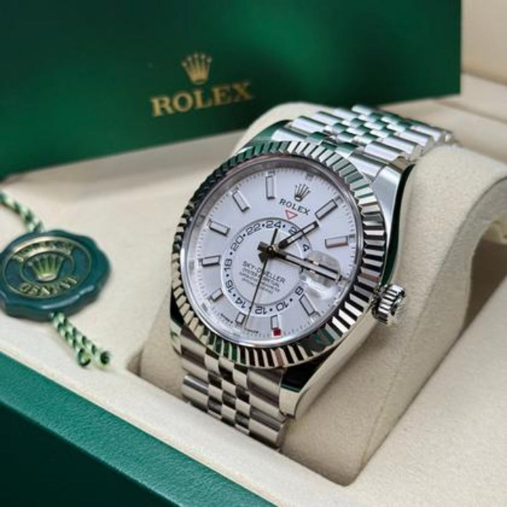 Rolex Sky-Dweller 42 White Dial Jubilee