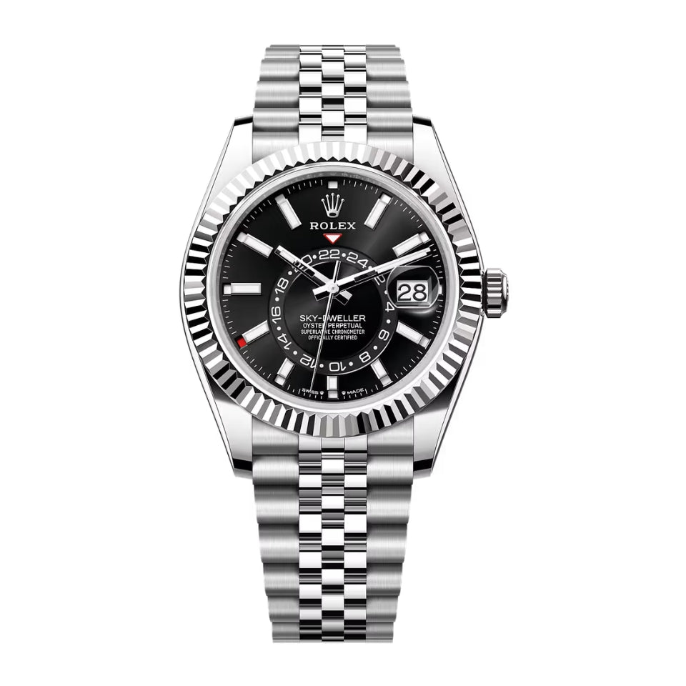 Rolex Sky-Dweller 42 Black Dial Jubilee