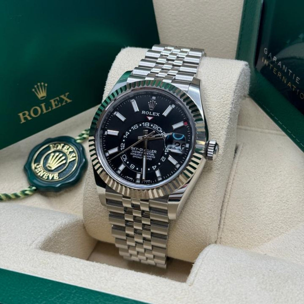 Rolex Sky-Dweller 42 Black Dial Jubilee