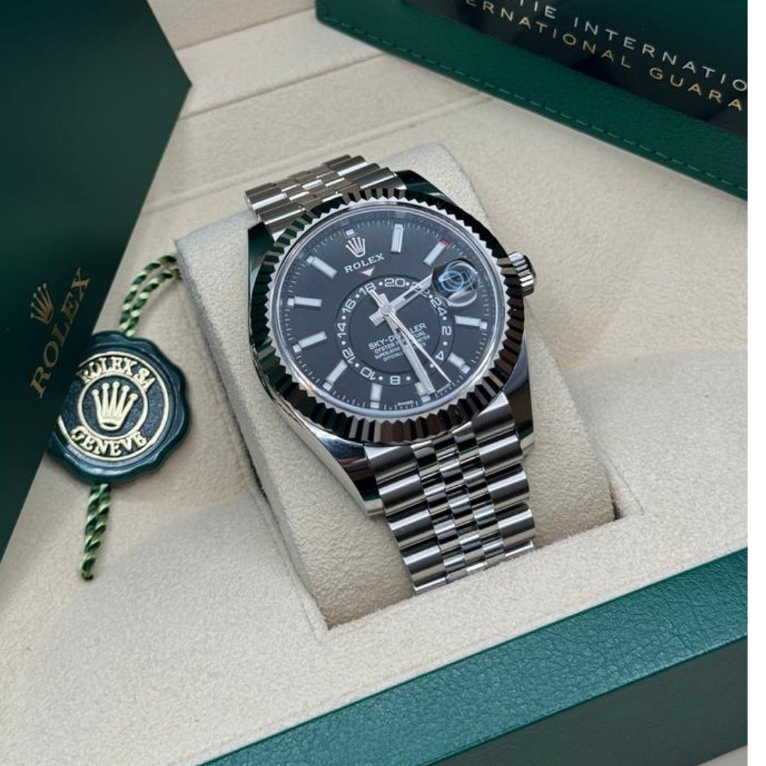 Rolex Sky-Dweller 42 Black Dial Jubilee
