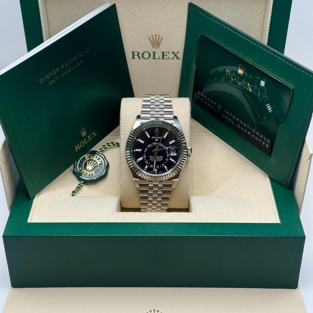 Rolex Sky-Dweller 42 Black Dial Jubilee