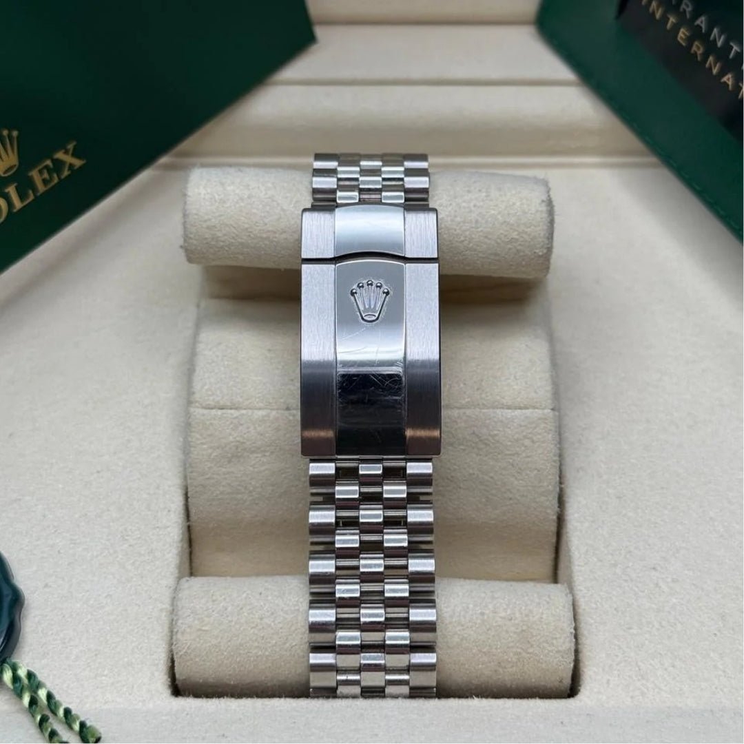 Rolex Datejust 41 Azzurro Blue Roman Dial Jubilee