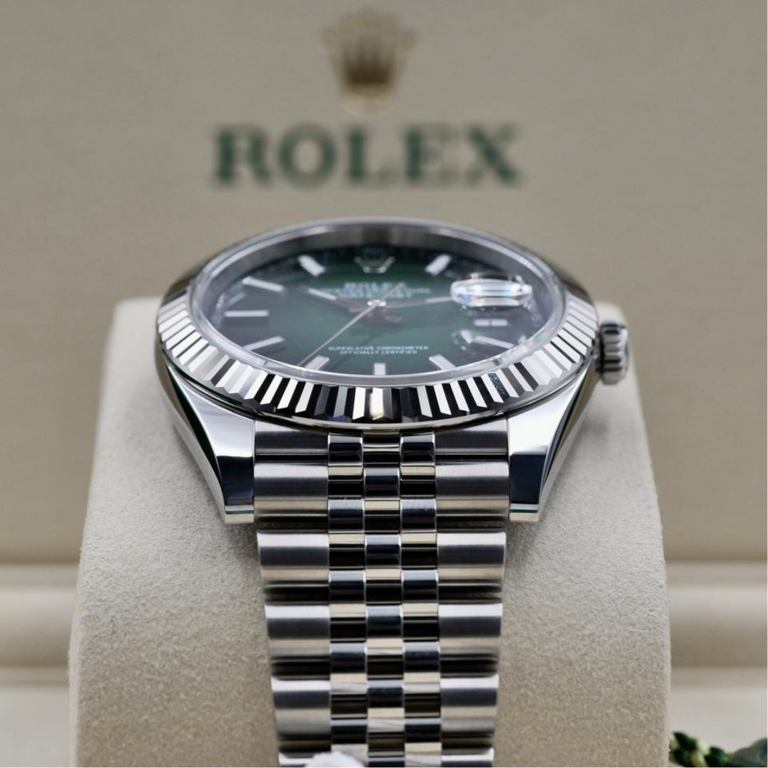 Rolex Datejust 41 Green Ombré Jubilee