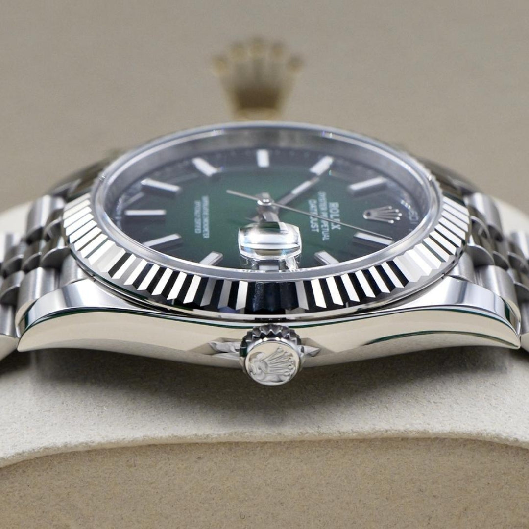 Rolex Datejust 41 Green Ombré Jubilee