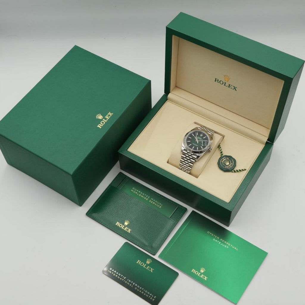 Rolex Datejust 41 Green Ombré Jubilee