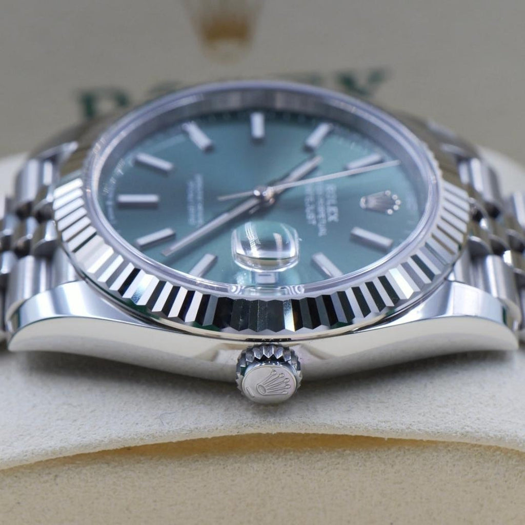 Rolex Datejust 41 Green Dial Jubilee