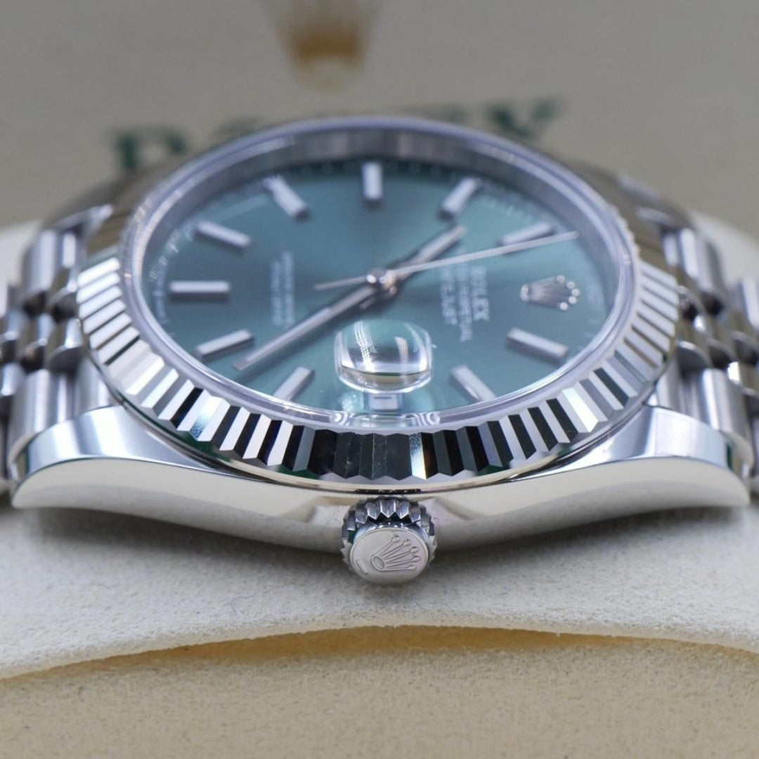 Rolex Datejust 41 Green Dial Jubilee