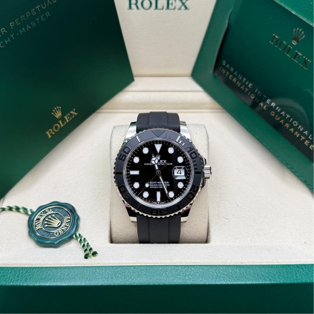 Rolex Yacht-Master Black Dial Oysterflex