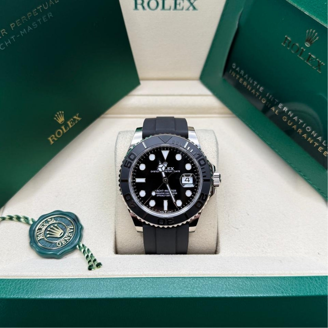 Rolex Yacht-Master Black Dial Oysterflex