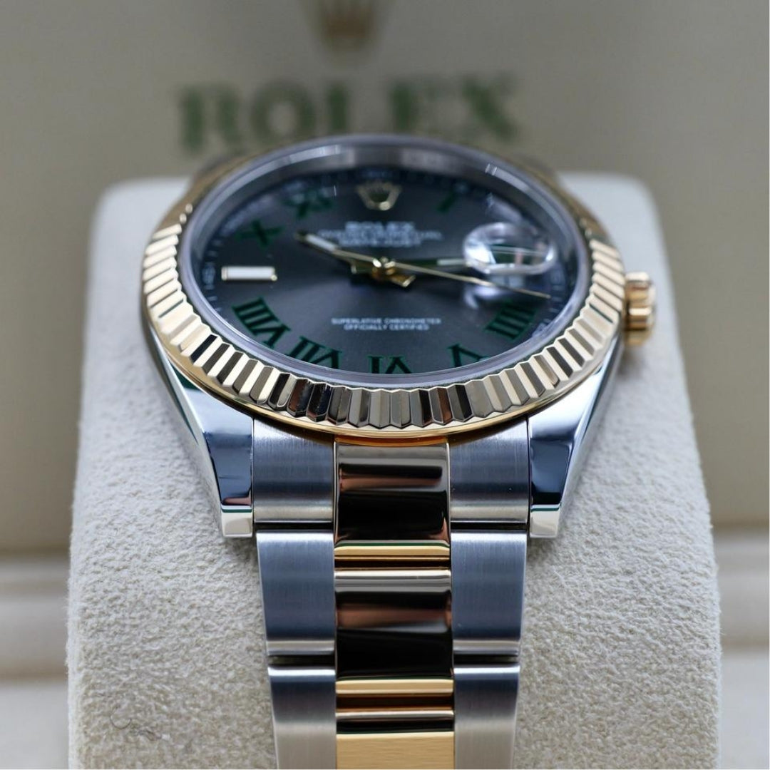 Rolex Datejust 41 Wimbledon Gold Oyster