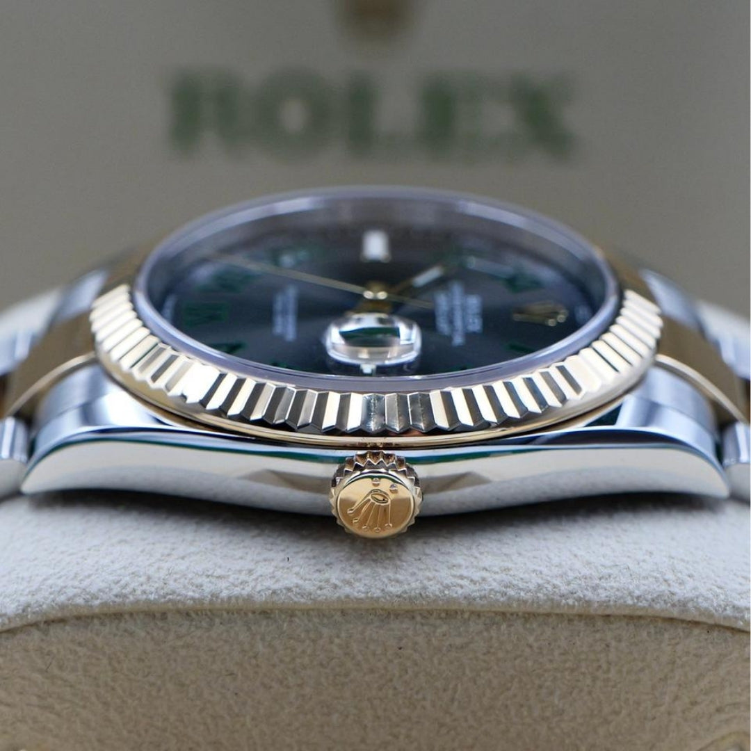 Rolex Datejust 41 Wimbledon Gold Oyster