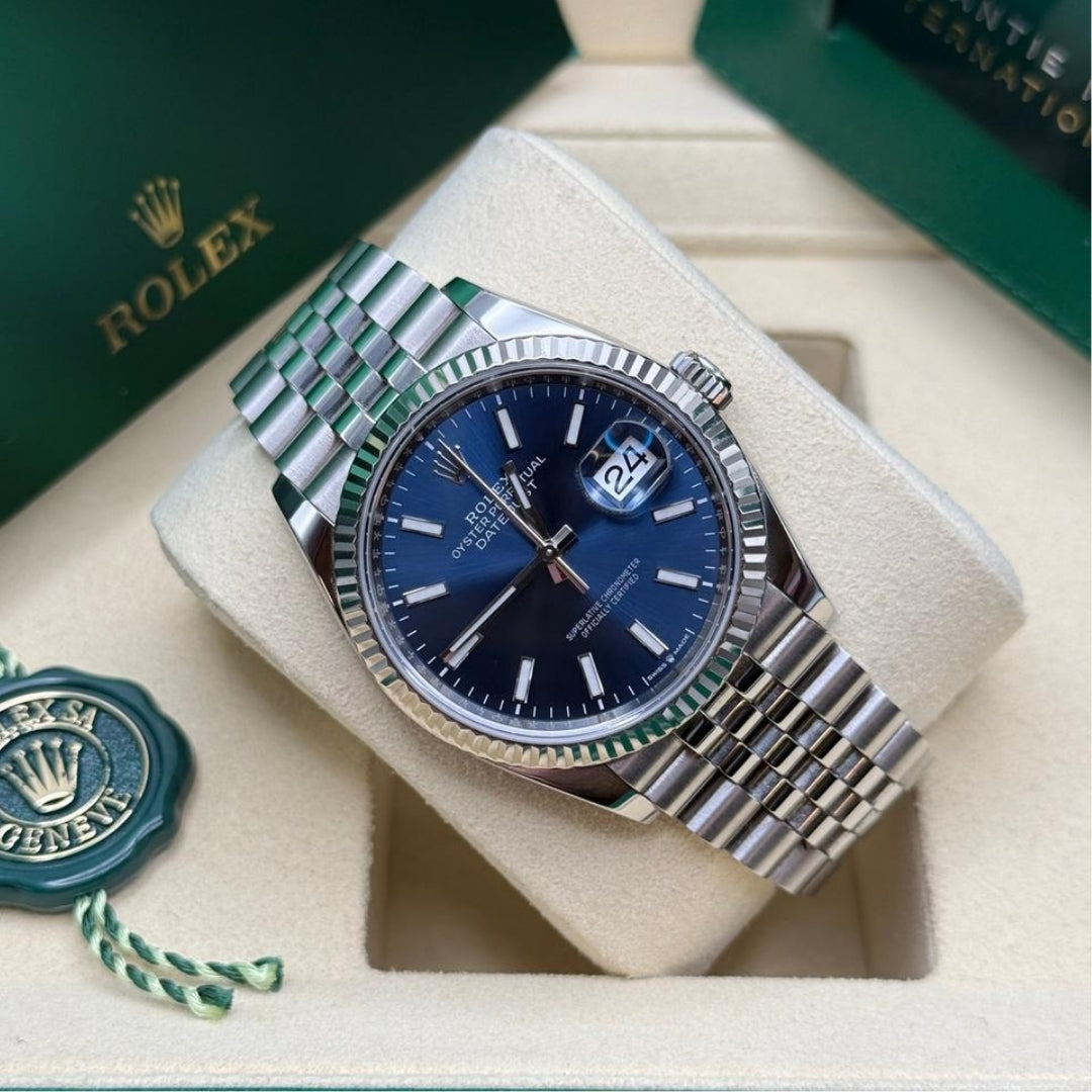 Rolex Datejust 41 Blue Dial Jubilee