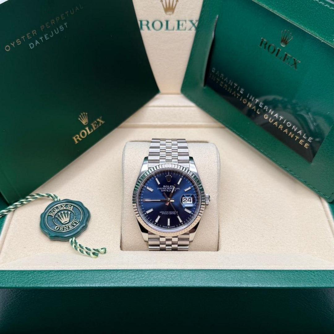 Rolex Datejust 41 Blue Dial Jubilee