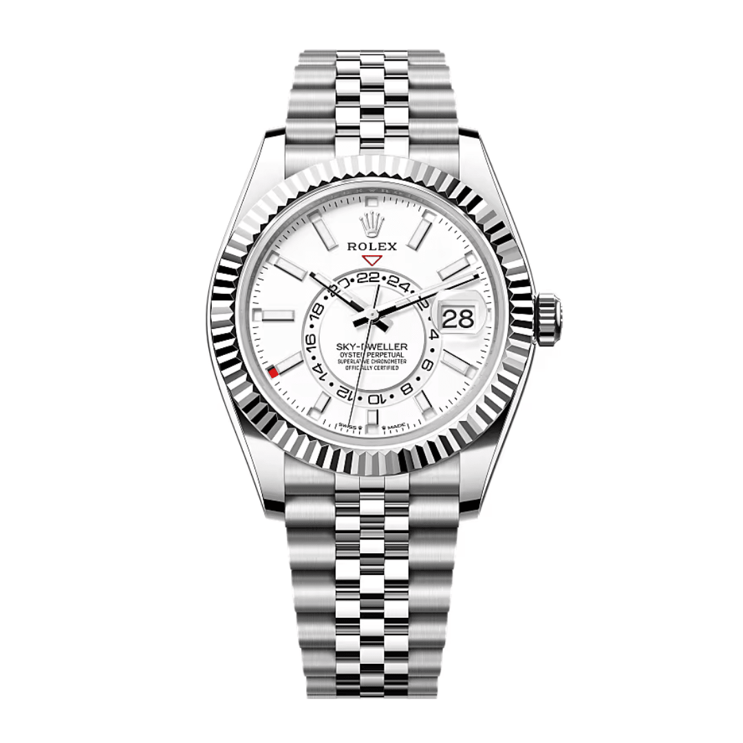 Rolex Sky-Dweller 42 White Dial Jubilee